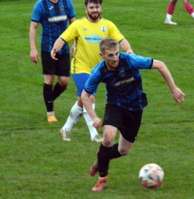 Adam John - bagged a second half brace for delighted Hakin
